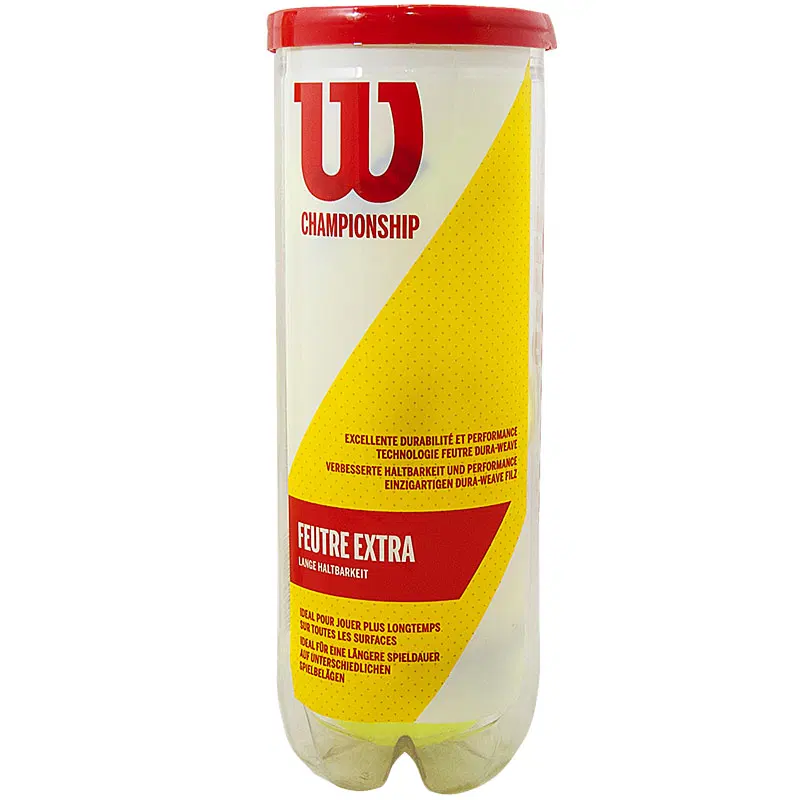 Wilson CHAMPIONSHIP EXTRA DUTY Мячи для большого тенниса (3 мяча в тубе)