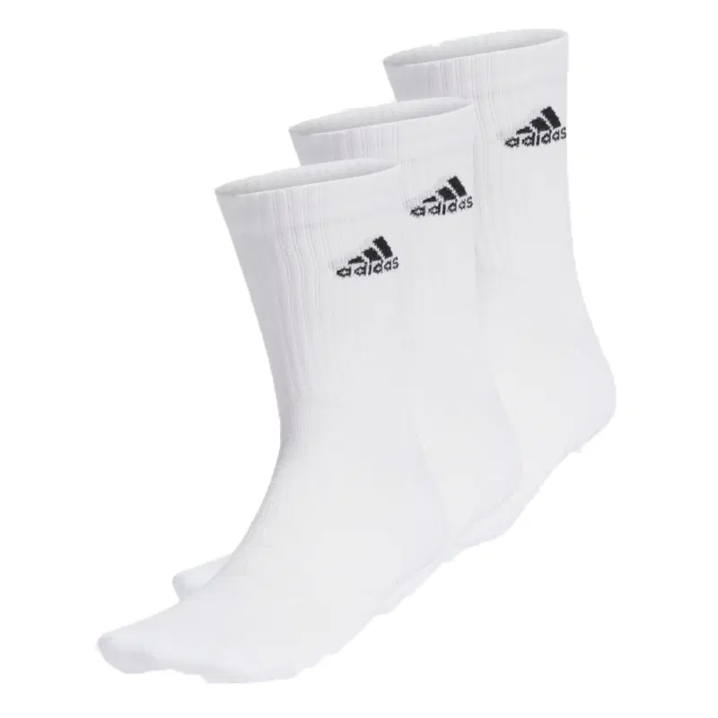 Adidas CUSHIONED CREW 3 P Носки высокие (3 пары) Белый/Черный