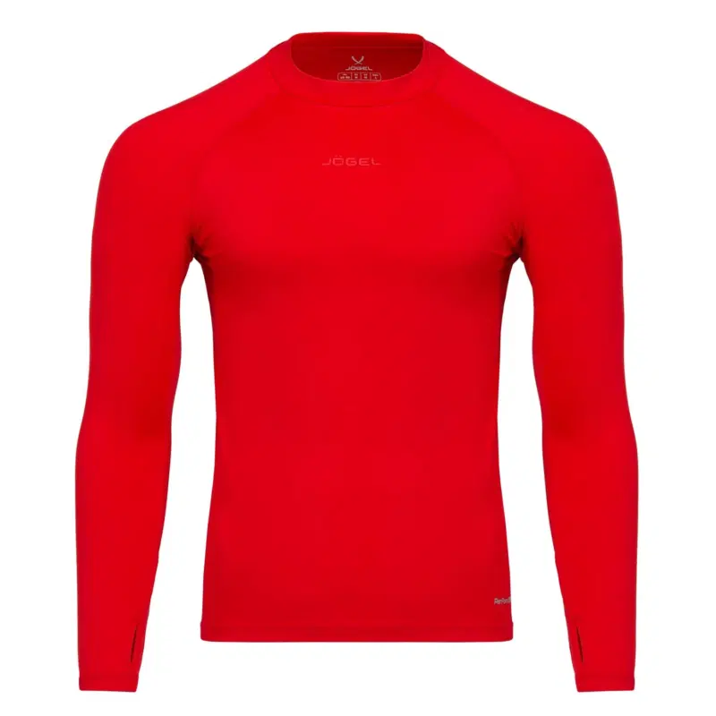 Jögel PERFORMDRY BASELAYER WARM TOP Футболка компрессионная с длинным рукавом Красный
