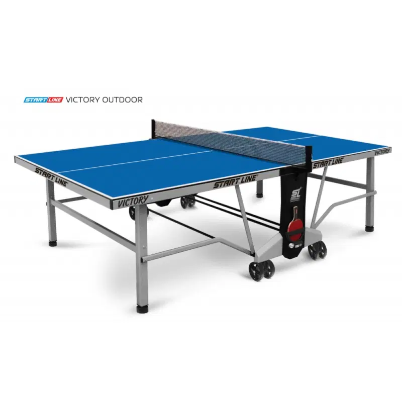 Start Line VICTORY 6 6063 Теннисный стол всепогодный с сеткой Синий