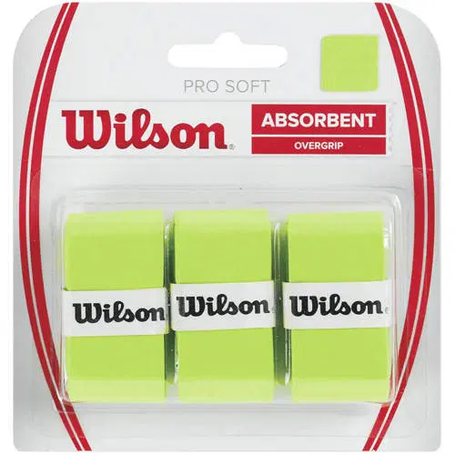 Wilson PRO SOFT OVERGRIP Овергрип (3 шт) Салатовый