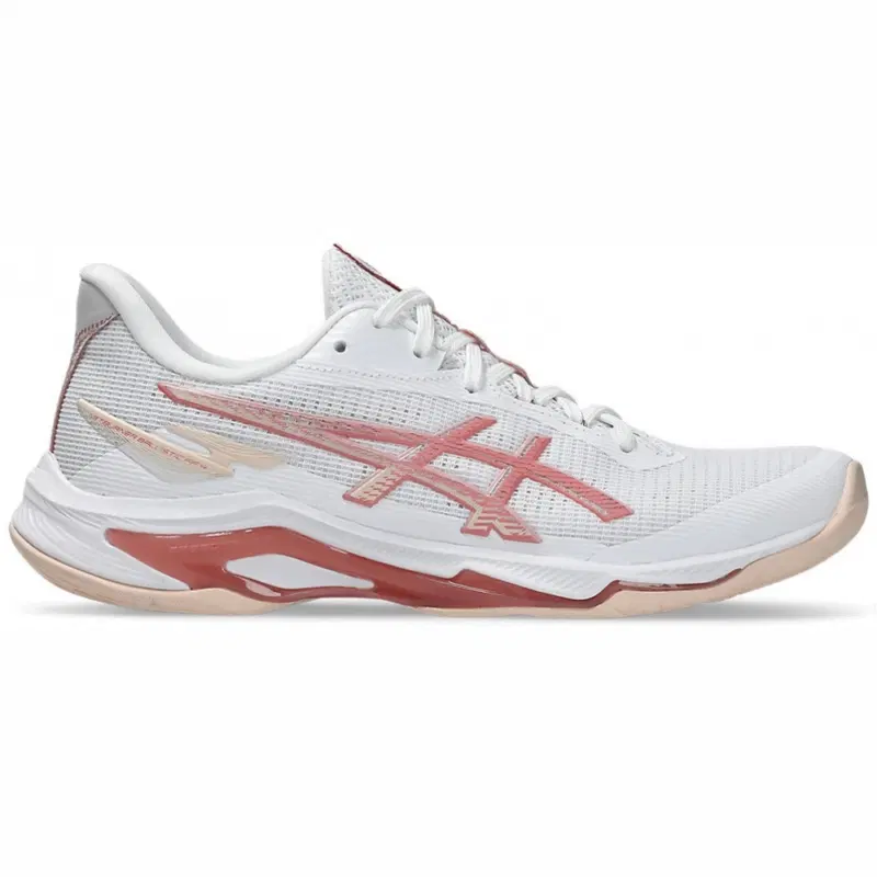 Asics NETBURNER BALLISTIC FF 4 (W) Кроссовки волейбольные женский Белый/Розовый