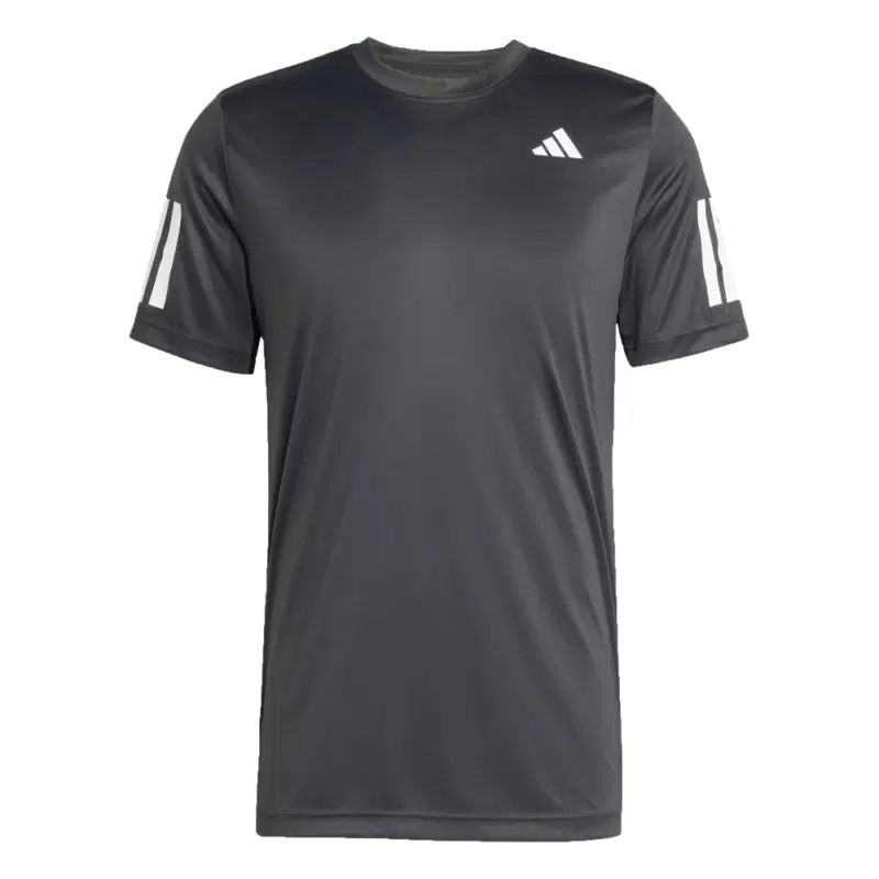Adidas CLUB TENNIS CLIMACOOL 3-STRIPES Футболка теннисная Черный/Белый
