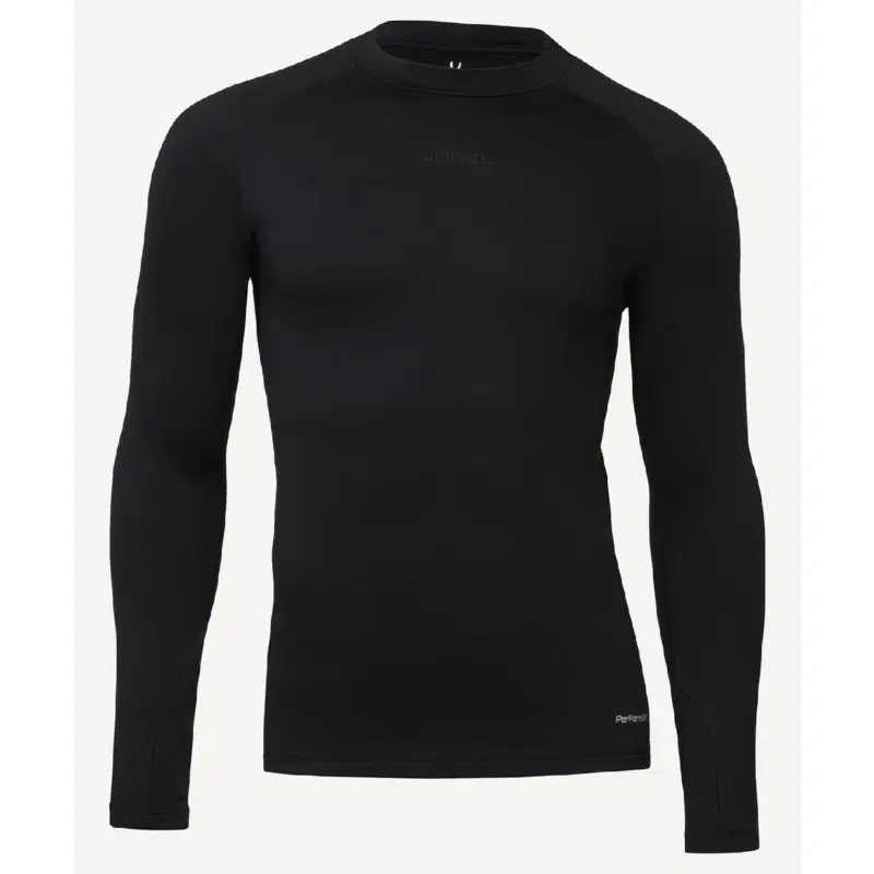 Jögel CAMP PERFORMDRY BASELAYER TOP WARM Футболка компрессионная утепленная с длинным рукавом Черный