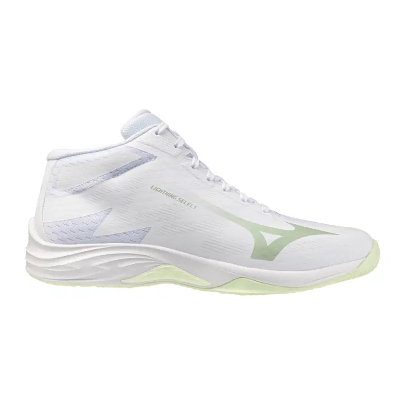 Mizuno LIGHTNING SELECT MID (W) Кроссовки волейбольные женские Белый/Зеленый