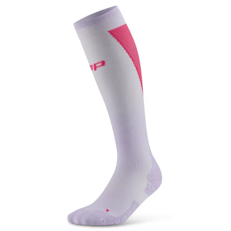 CEP ULTRALIGHT TALL COMPRESSION SOCKS (W) Компрессионные гольфы ультратонкие женские Фиолетовый/Розовый