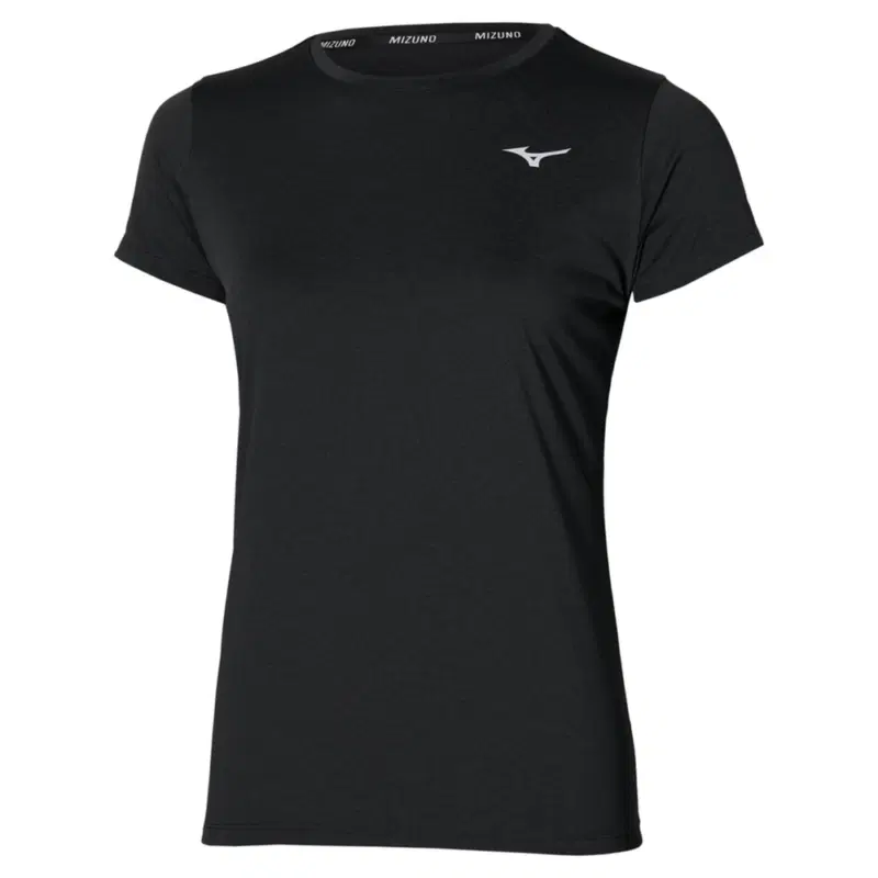 Mizuno IMPULSE CORE T-SHIRT (W) Футболка беговая женская Черный
