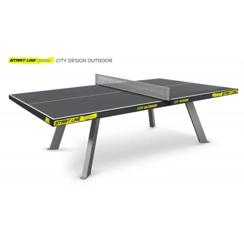 Start Line CITY DESIGN 60-712 Теннисный стол всепогодный с сеткой Графит