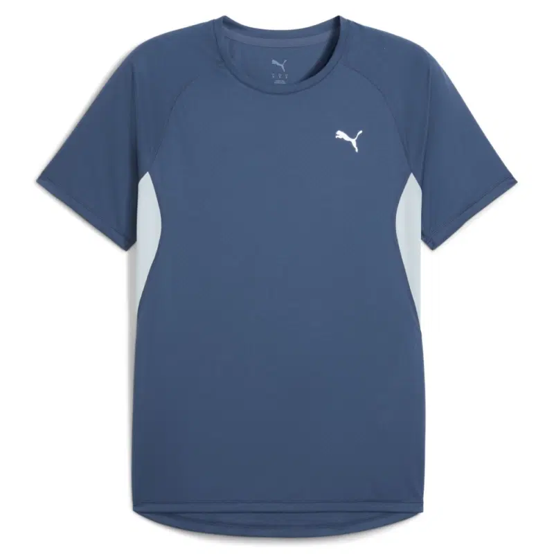 Puma VELOCITY RUNNING TEE Футболка беговая Темно-синий/Белый