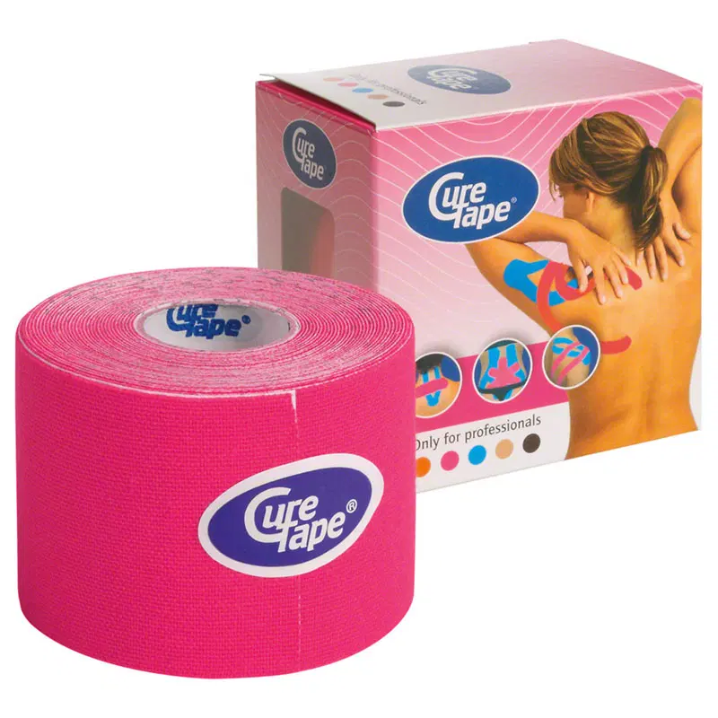 CureTape PINK 5см×5м Кинезиотейп Розовый