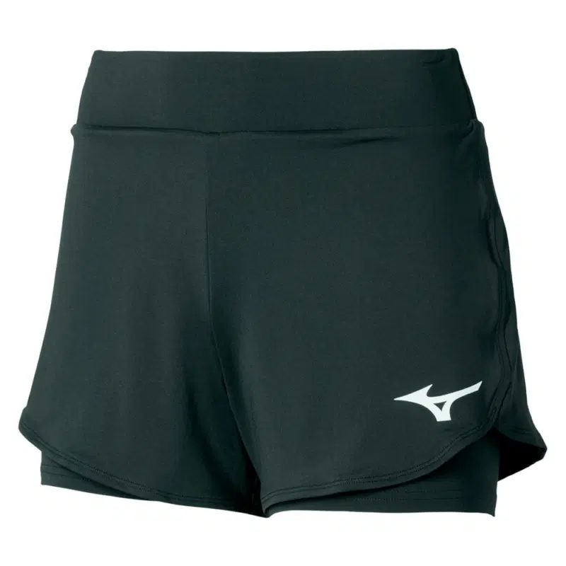 Mizuno FLEX SHORT (W) Шорты теннисные женские Черный/Белый
