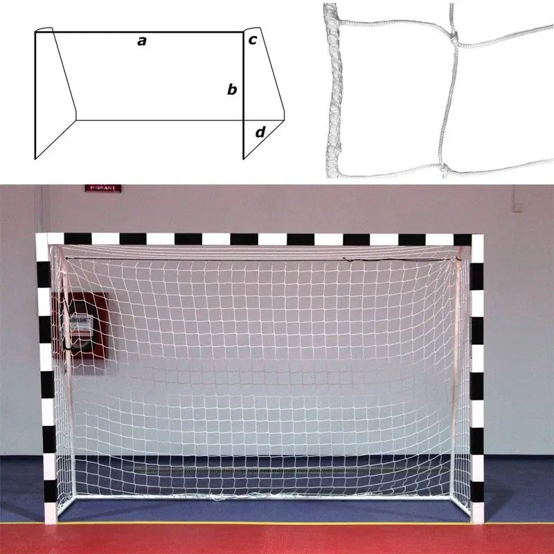 Rusbrand FS-G-№13 (H3.2/0812) Сетка гандбольная/футзальная Белый