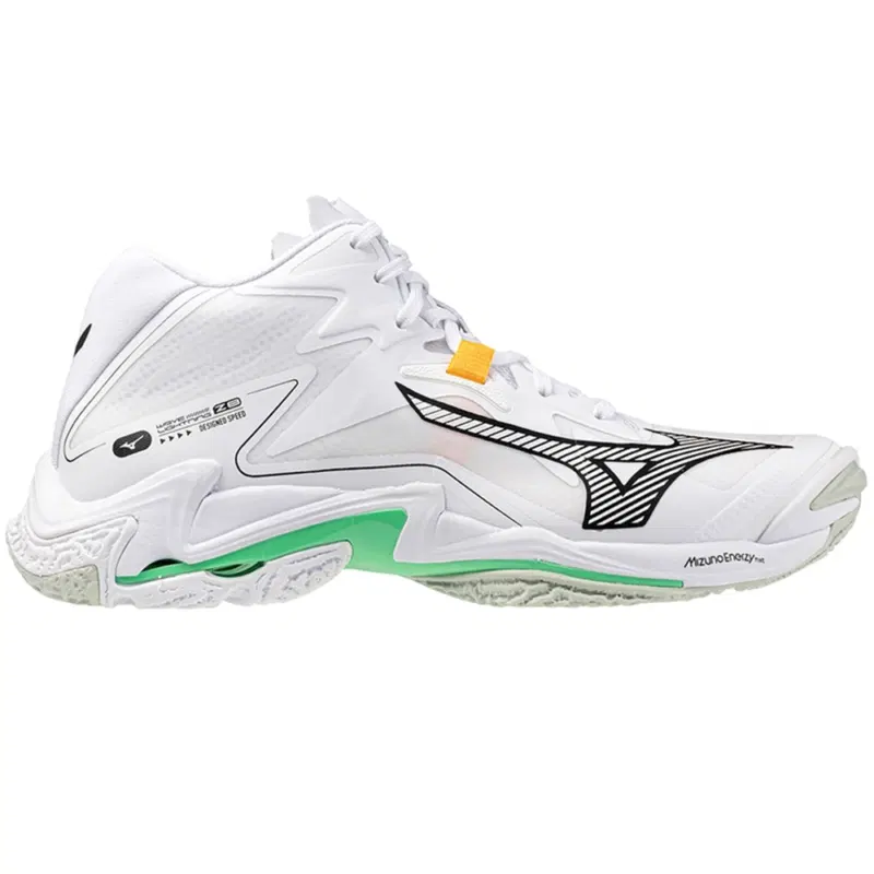 Mizuno WAVE LIGHTNING Z8 MID Кроссовки волейбольные Белый/Мятный