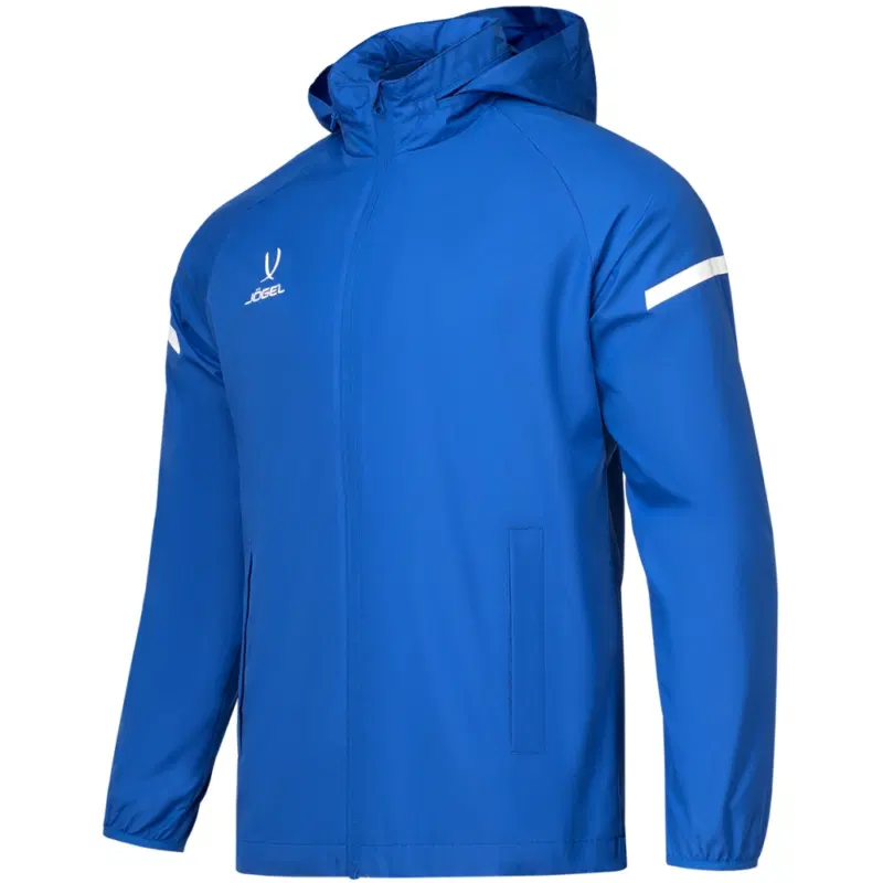 Jogel CAMP 2 RAIN JACKET Куртка ветрозащитная детская Синий/Белый