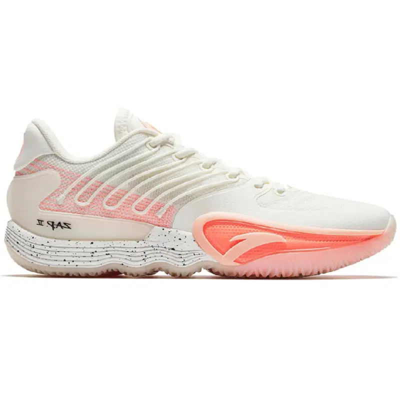 Anta ZAP 2 "WHITE ORANGE" Кроссовки баскетбольные Белый/Оранжевый