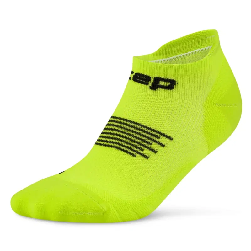 CEP CORE RUN NO SHOW SOCKS 5.0 Носки беговые ультракороткие Салатовый/Черный