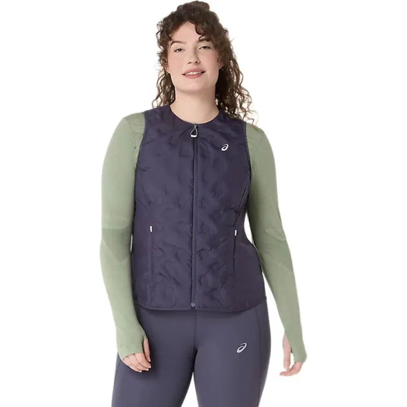 Asics NAGINO RUN PADDED GILET (W) Жилет утепленный женский Темно-синий