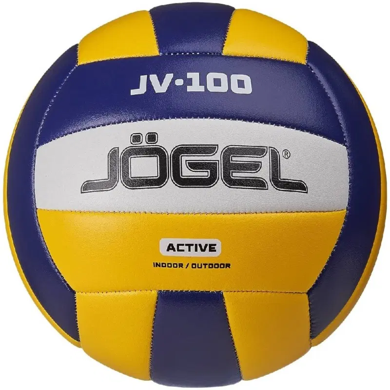 Jögel JV-100 ACTIVE 2025 Мяч волейбольный Синий/Желтый/Белый