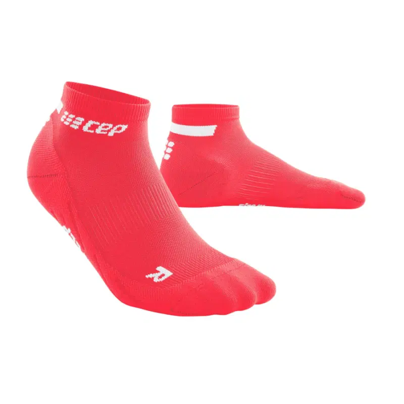 CEP THE RUN LOW CUT SOCKS 4.0 Компрессионные короткие носки Розовый/Белый