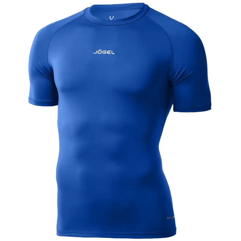 Jögel CAMP PERFORMDRY TOP SS Футболка компрессионная Синий/Белый