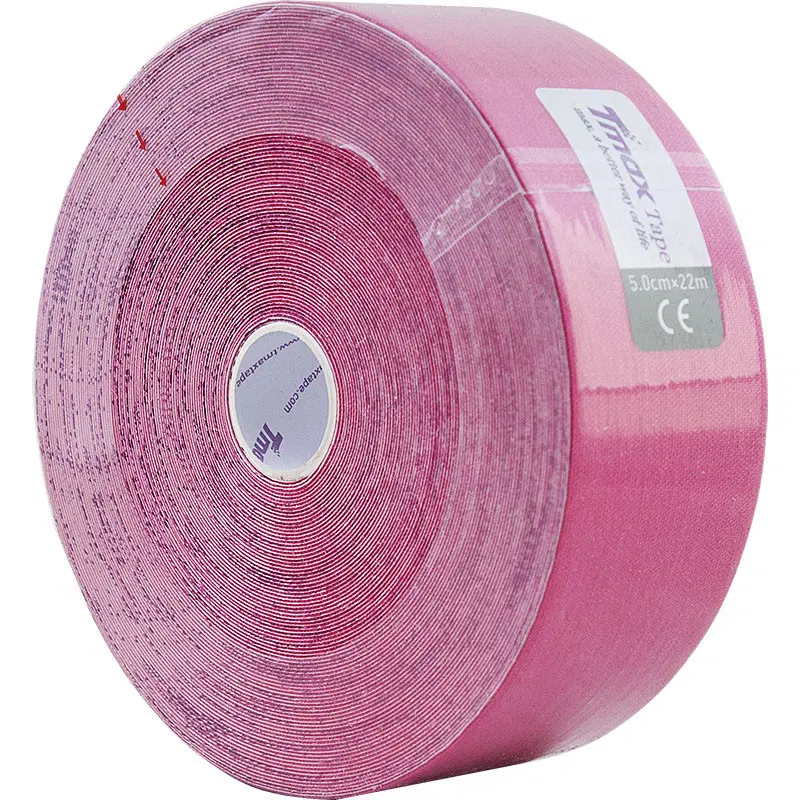 Tmax 22M EXTRA STICKY PINK 5см×22м Кинезиотейп Розовый