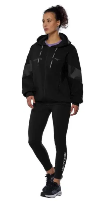 Mizuno ATHLETICS RB SWEAT JACKET (W) Куртка спортивная женская Черный
