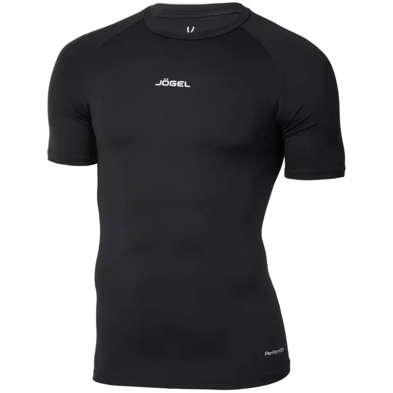 Jögel CAMP PERFORMDRY TOP SS Футболка компрессионная Черный/Белый