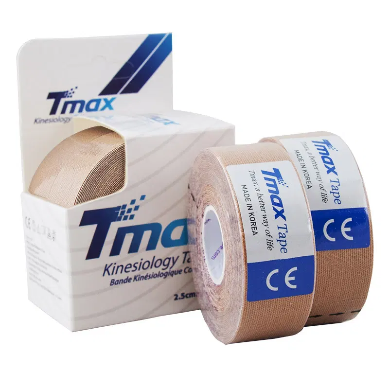 Tmax EXTRA STICKY BIEGE 5см×5м Кинезиотейп Телесный (2 шт)
