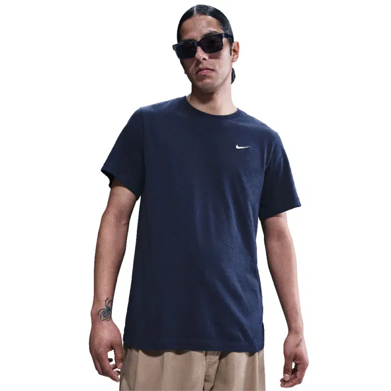 Nike TEE EMBRD SWOOSH FS Футболка баскетбольная Темно-синий