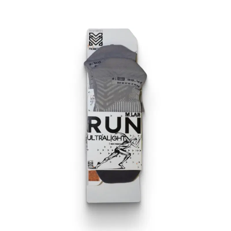 Moretan RUN ULTRALIGHT Носки низкие Серый/Черный