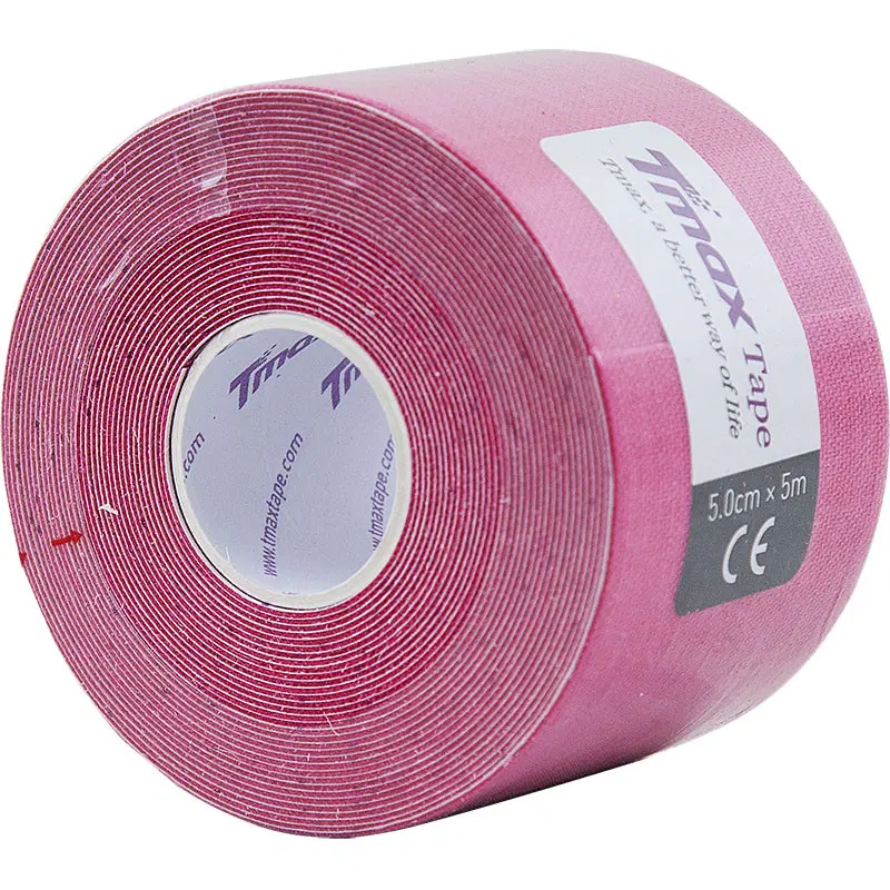 Tmax EXTRA STICKY PINK 5см×5м Кинезиотейп Розовый