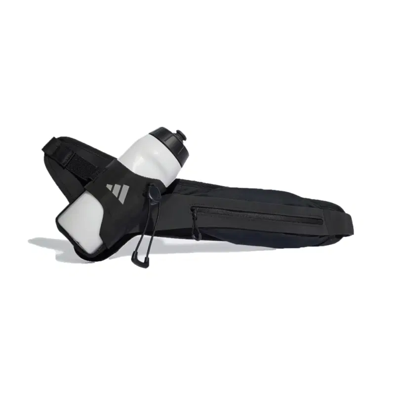Adidas RUNNING BOTTLE BAG Сумка на пояс для бутылки для бега Черный/Белый