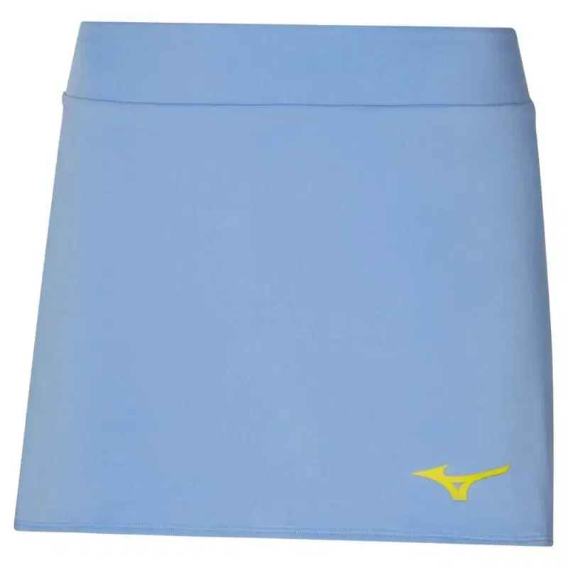 Mizuno FLEX SKORT (W) Юбка теннисная с шортами женская Голубой/Желтый