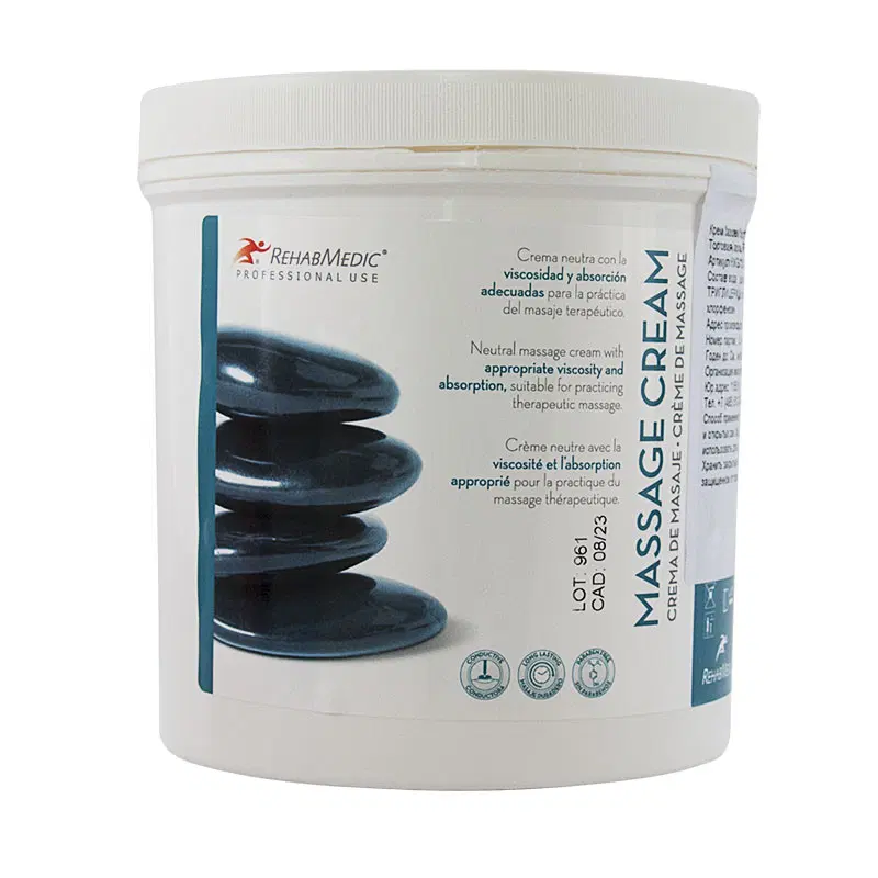Rehabmedic MASSAGE CREAM Крем массажный базовый профессиональный без парафина 1л