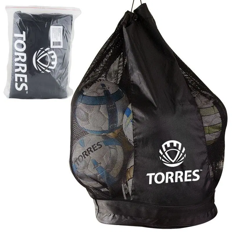 Torres SS11069 Сумка-баул для мячей Черный/Белый