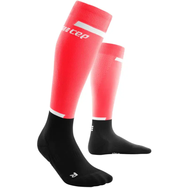 CEP THE RUN COMPRESSION TALL SOCKS 4.0 Компрессионные гольфы Розовый/Черный