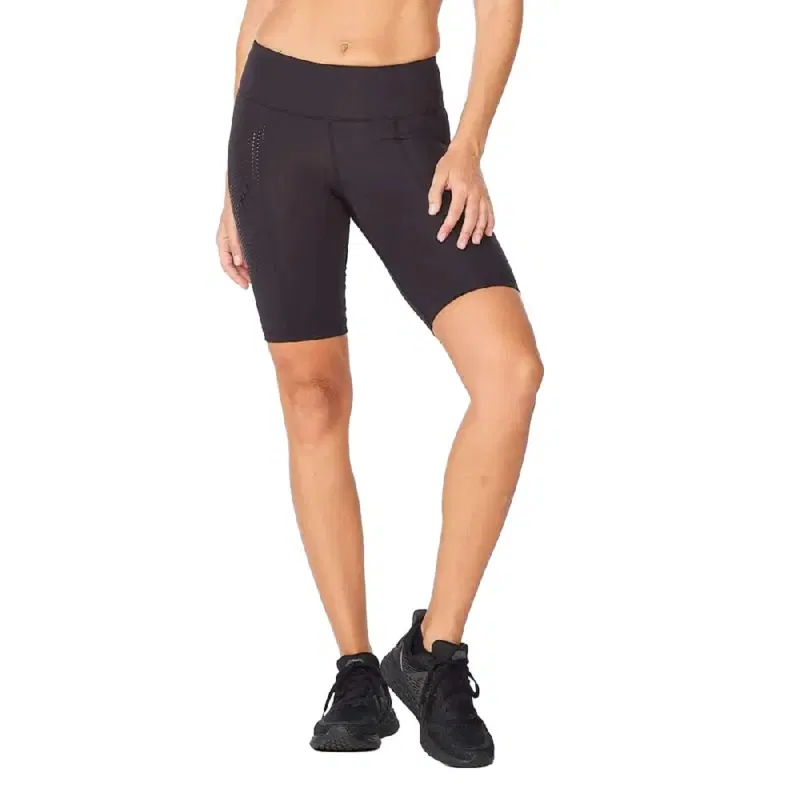 2XU MOTION MID-RISE COMPRESSION SHORTS (W) Компрессионные шорты женские Черный