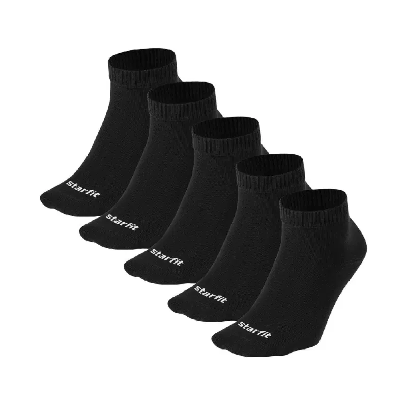 Starfit CHARGE Носки спортивные низкие (5 пар) Черный