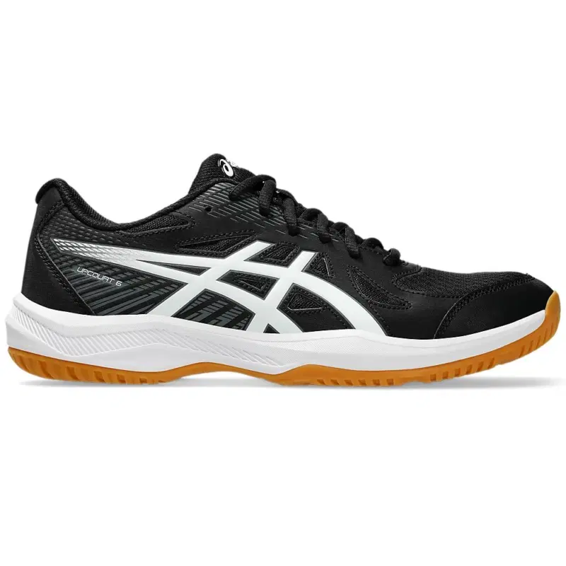 Asics UPCOURT 6 Кроссовки волейбольные Черный/Белый