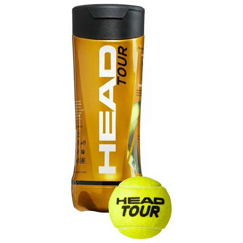Head TOUR 3B Мячи для большого тенниса (3 шт)