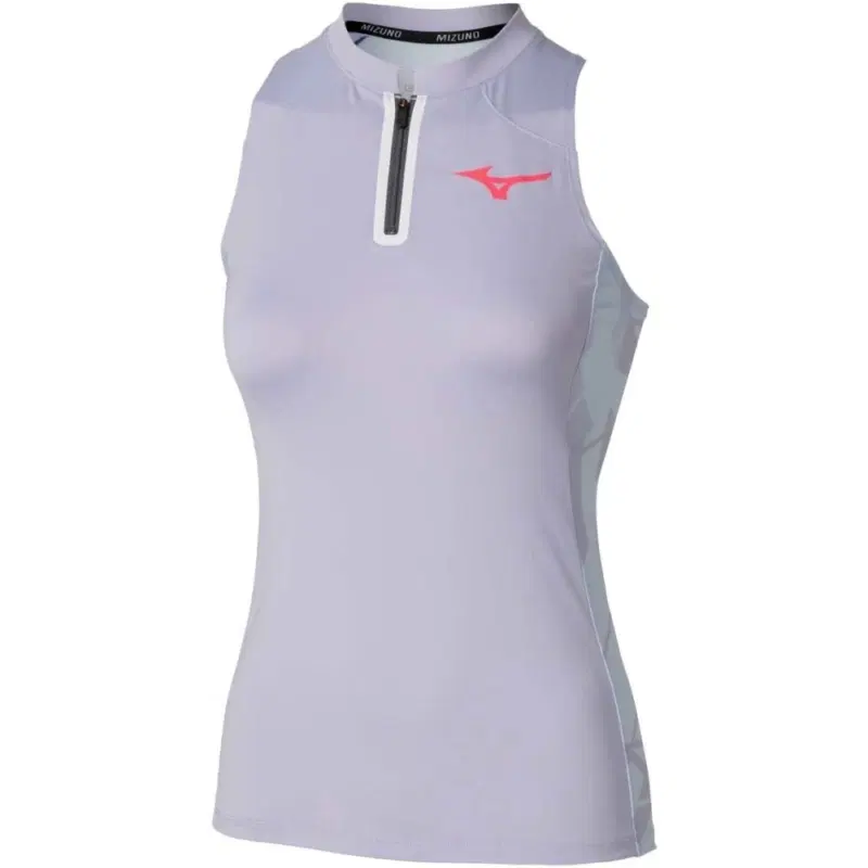 Mizuno DAYBREAKERS PRINTED TANK (W) Майка теннисная женская Фиолетовый
