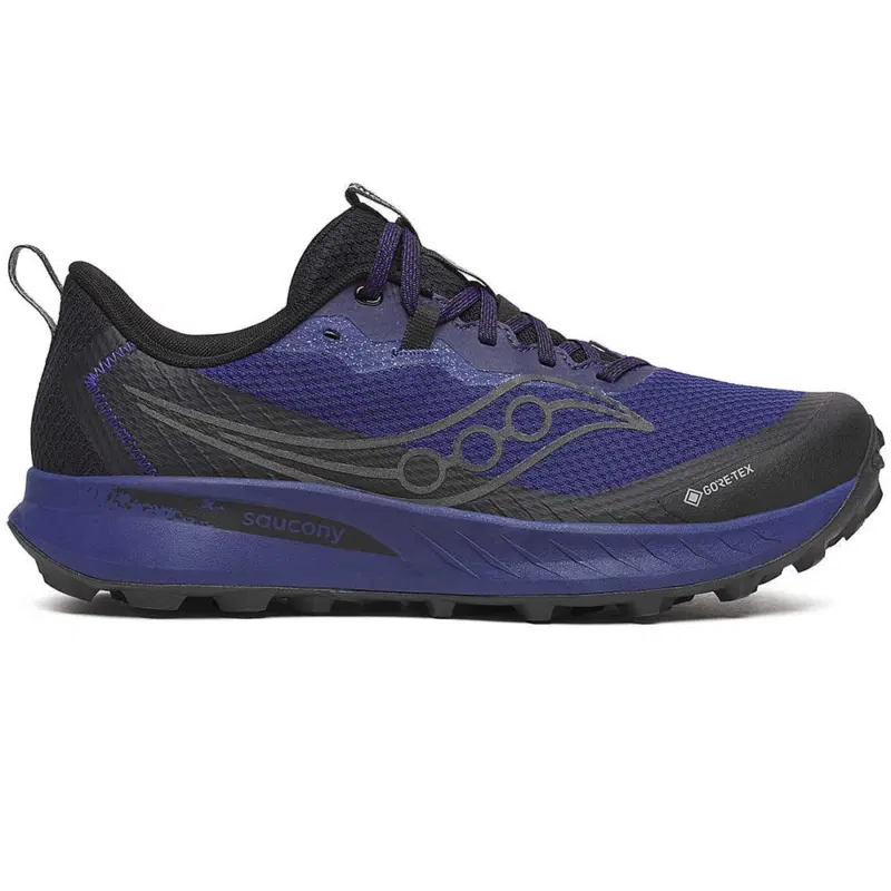 Saucony PEREGRINE 15 GTX Кроссовки беговые Черный/Темно-синий