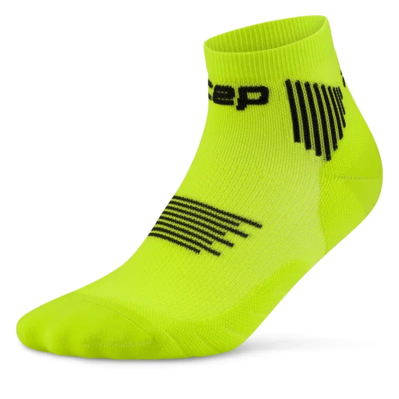 CEP CORE RUN LOW CUT 5.0 (W) Компрессионные короткие носки женские Салатовый/Черный