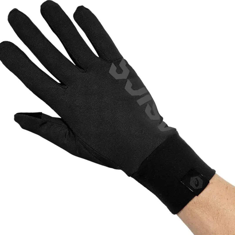 Asics BASIC GLOVES Перчатки беговые Черный/Темно-серый