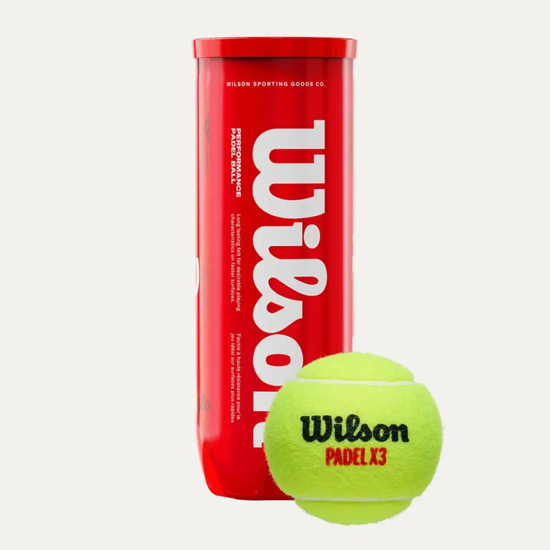 Wilson PADEL X3 YELLOW Мячи для падела (3 мяча в тубе)