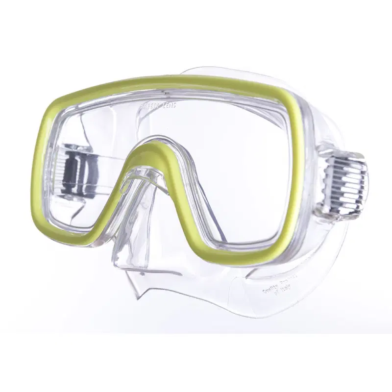 Salvas DOMINO MD MASK Маска для плавания Желтый/Прозрачный