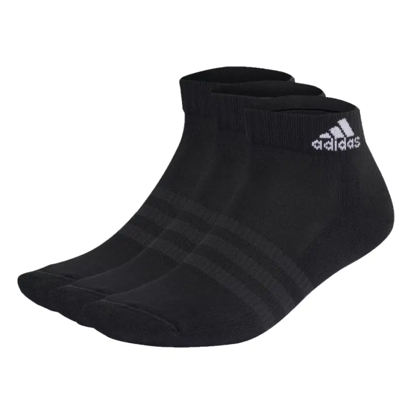 Adidas CUSHIONED SPORTSWEAR ANKLE SOCKS 3 P Носки спортивные (3 пары) Черный/Белый