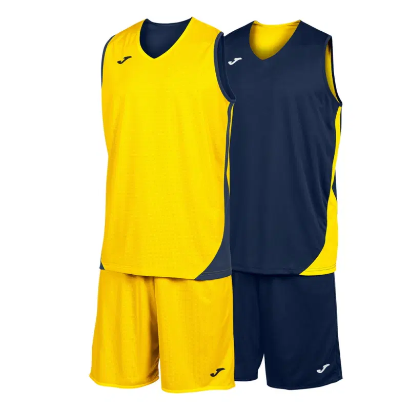 Joma KANSAS SET Форма баскетбольная Желтый/Темно-синий