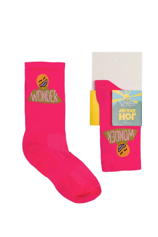 Wonder Trail NEON PINK Носки беговые Розовый