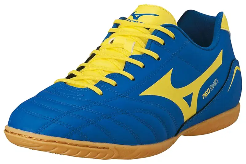 Mizuno NEO SHIN IN Бутсы для зала Синий/Желтый